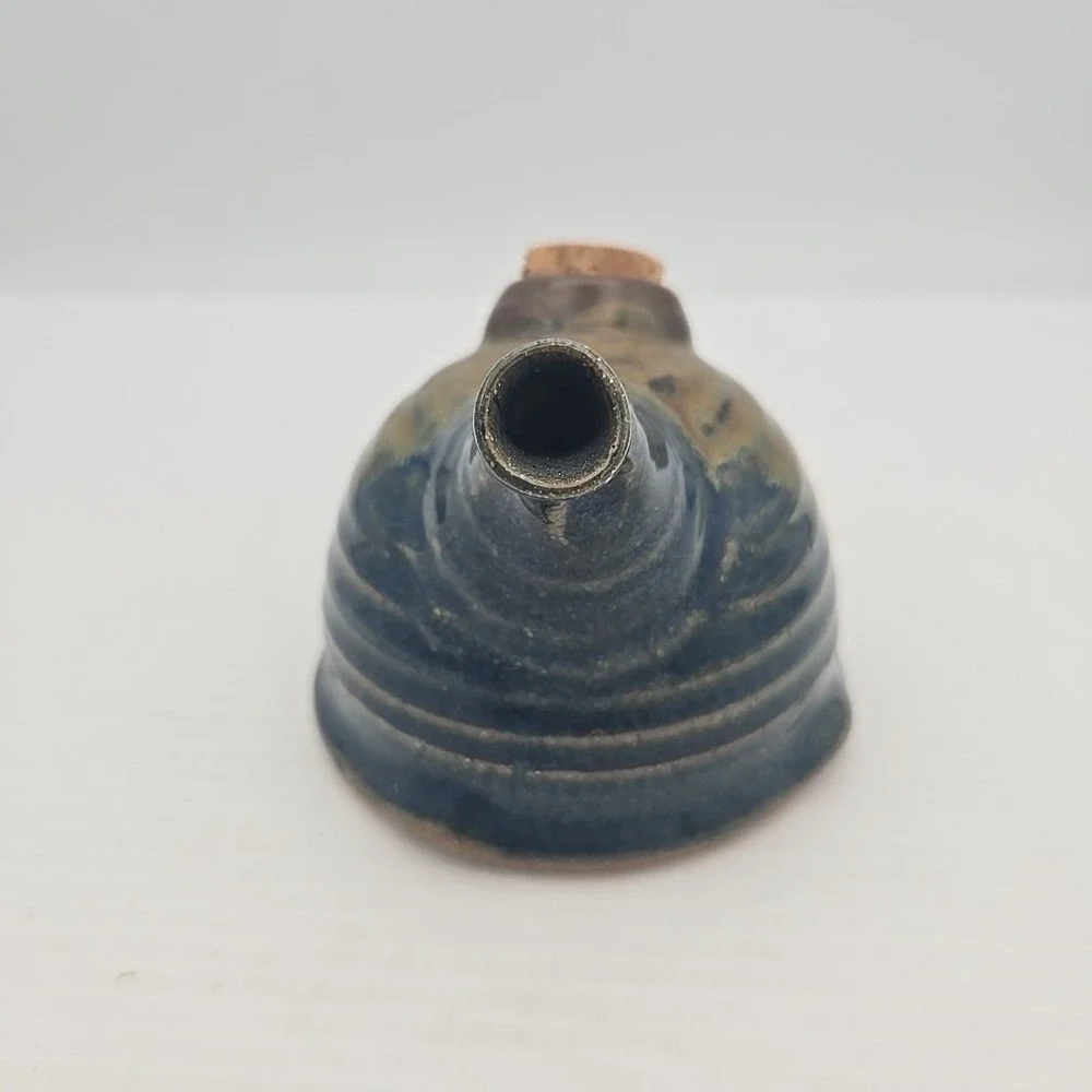 Pottery vinegar dispenser‎ Signed By Artist